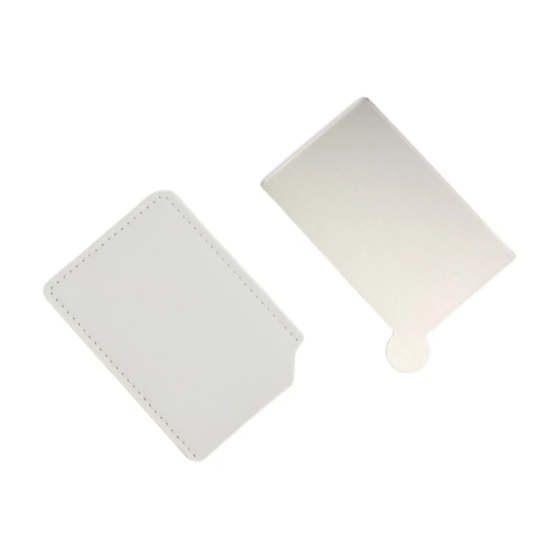 Không Thể Phá Vỡ Thép Không Gỉ Màu Sắc Chống Vỡ Gương Trang Điểm Mỹ Phẩm Động Du Lịch Chống Vỡ Gương Trang Điểm