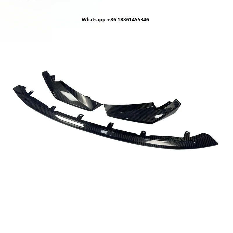 

for G80 G82 M3 M4 Carbon Bodykit CSL Style Dry Carbon Fiber Front Lip Diffuser Spoiler Diffuser