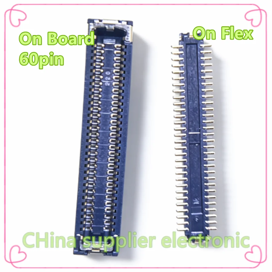 For Xiaomi Redmi 9A 9C Screen Plug Flex 60pin LCD Display FPC Connector On Board Flex