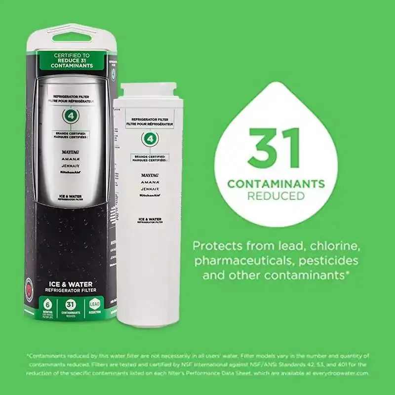 NSF Certified Compatible with Whirlpool EDR4RXD1 Refrigerator Water Filter 4396395 Maytag UKF8001 UKF8001AXX RFC0900A UKF8001P