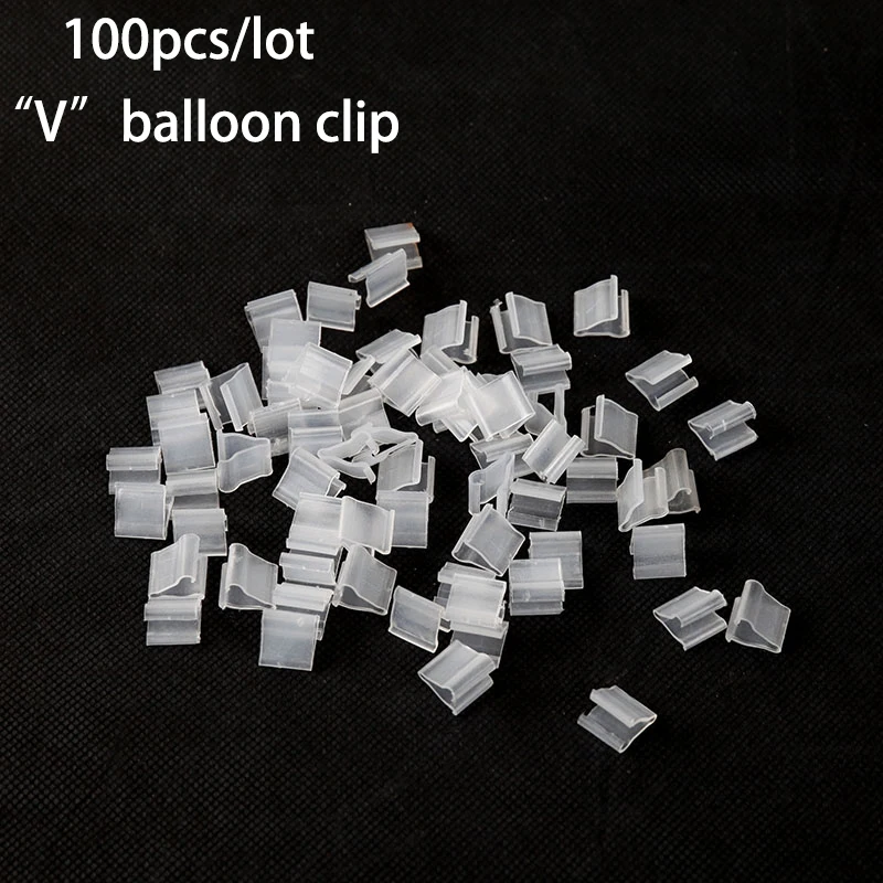 Latex Balloon Clip Balloons Sealing V-clamp