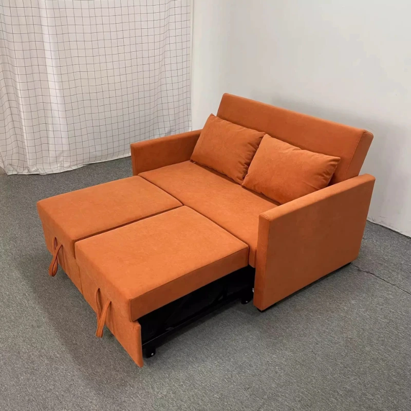 

Retractable foldable dual-purpose double-draw small apartment sofa bed double sitting and lying double concubine combing