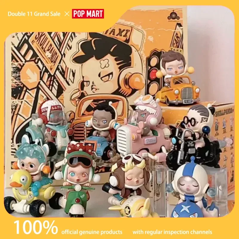 

Genuine Popmart Skullpanda Tomorrow'S Morning Rush Figurine Blind Box Trendy Toy Ornament Gift Trendy Toys Mysterious Box Figure