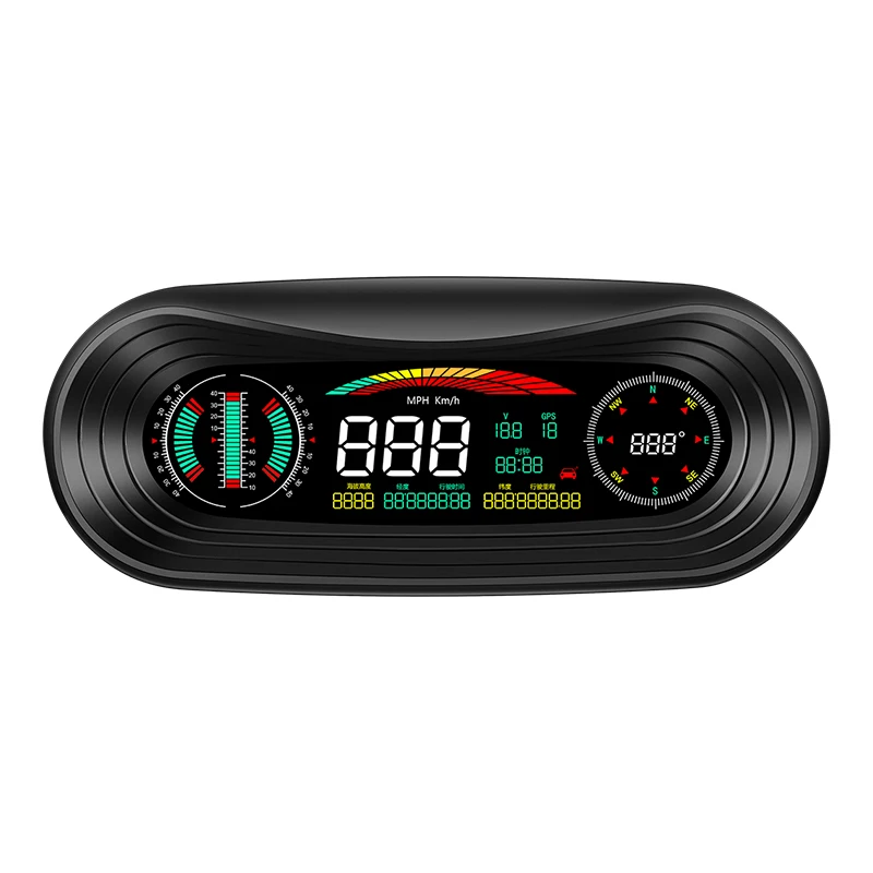 

Automobile Beidou universal code table hud head-up display modified slope meter
