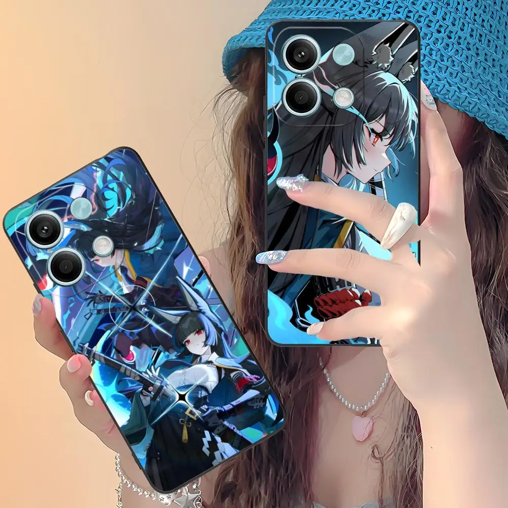 حافظة هاتف Zenless Zone Zero Hoshimi Miyabi لهاتف Xiaomi Redmi Note 14 13 12 11 A5 3 2 1 Pro Plus 4G 5G واقية من الطباعة الملونة #2