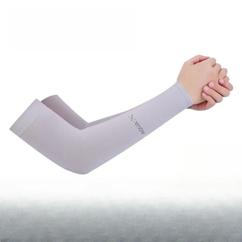 

For Summer Arm Sleeves Ice Silk Sports Arm Sleeves Cycling Sun UV Protection Outdoor Travel Running Gym Fitness Cool