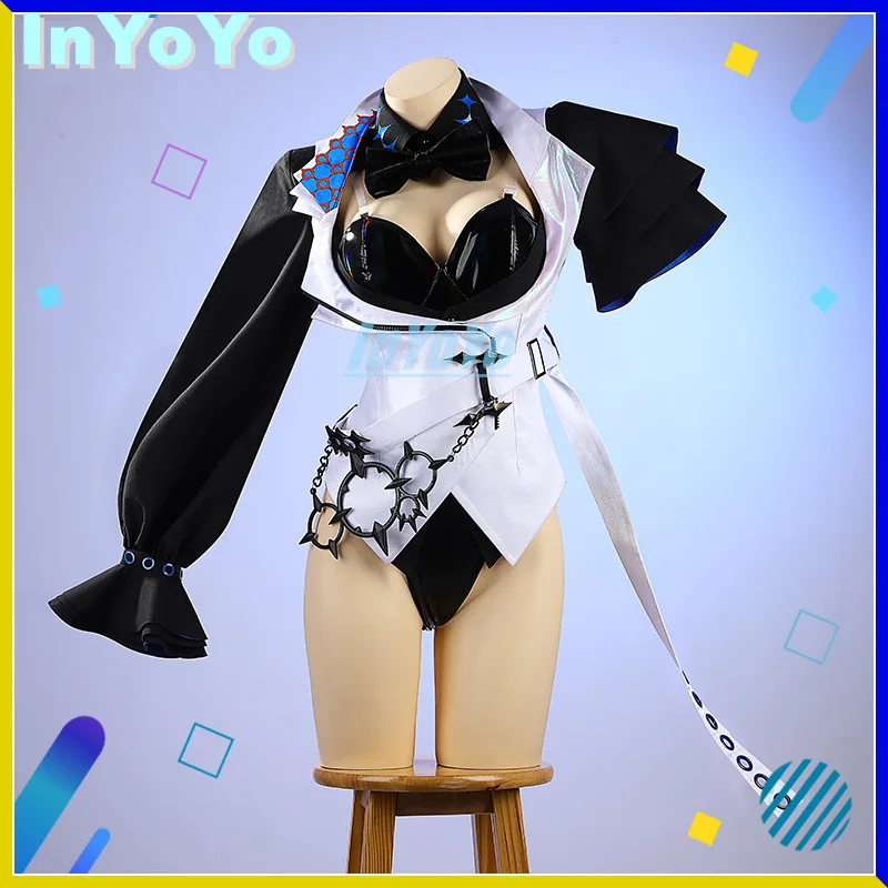 InYoYo Hoshirube Sho Cosplay Vtuber NIJISANJI Costume Coat Top Jumpsuit Uniform Halloween Party Outfit Women Clothing S-XXL