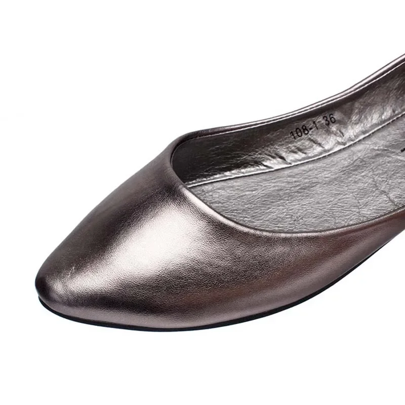 BEYARNEPlus Size Fashion Flats for Women Pointed Toe Soft Outsole Flat Heel Shoes Single Street Fashion Flats Free Shipping