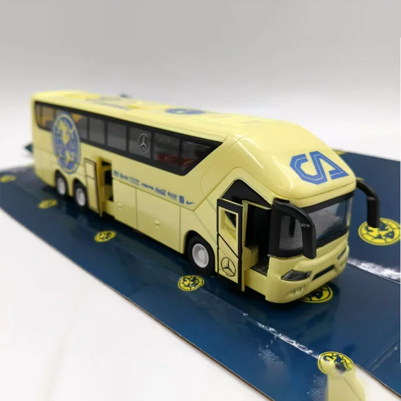 

In stock 20cm Bus Club Simulation Car Model Classic Static Finished Product Collection Toys Ornament Gifts Display