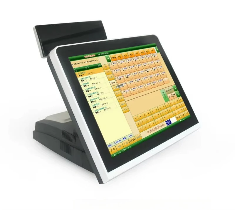 AK-615 Touch Screen POS Terminal Supermarket POS Machine Cash Register Restaurant Ordering Machine