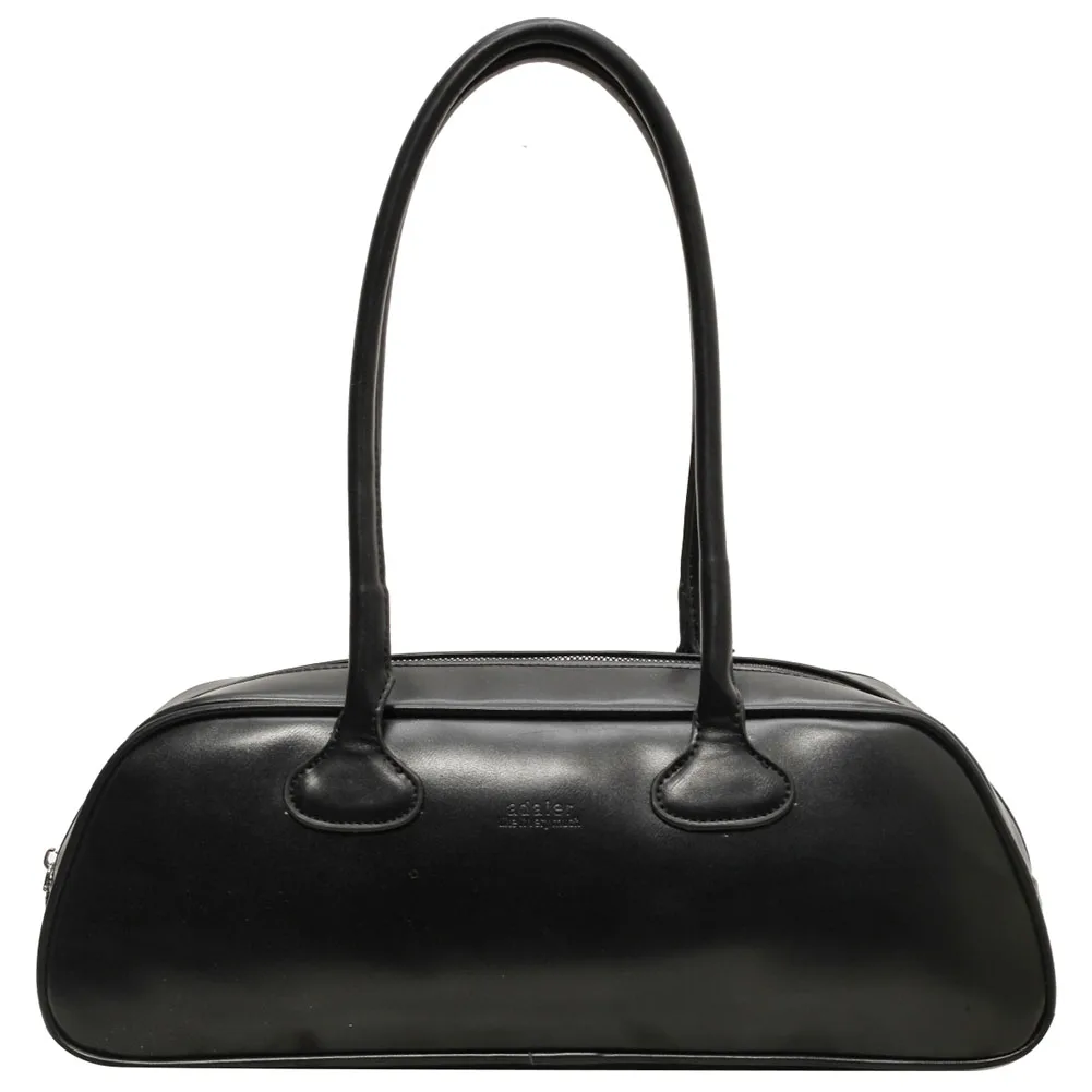 Женская модная сумка на плечо, большая вместительная винтажная сумка из искусственной кожи подмышками, однотонная модная сумка для покупок, сумка на одно плечо