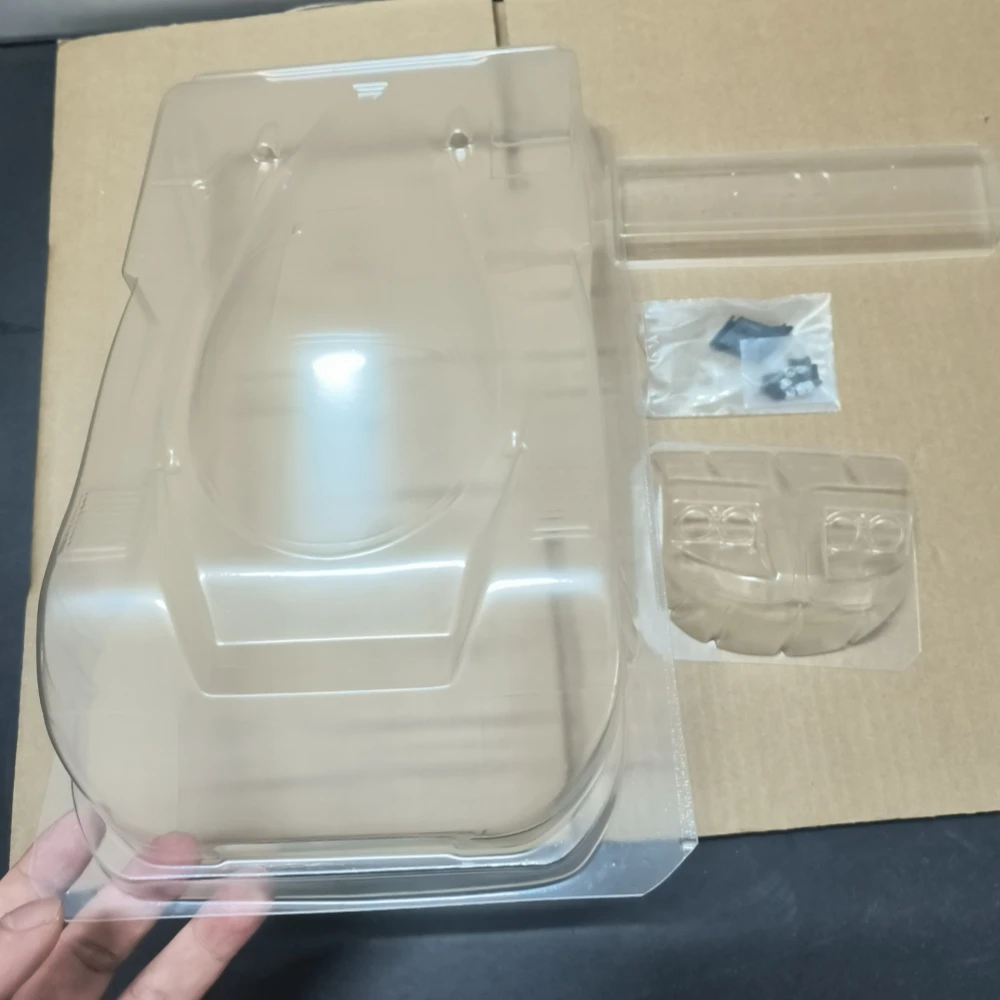 1/12 On Road/Pan Car Clear Lexan Body W/Rear Wing  & Light Buckle fit 210mm Wheelbase Tamiya M Chassis Carten M210 Sakura D5