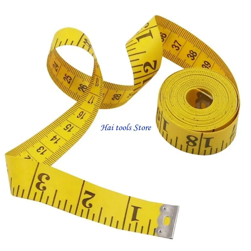 X37E Ruban à double échelle à l'échelle à coudre Doueur Règle souverain Taille Ruaire Ruler Flexible Ruler