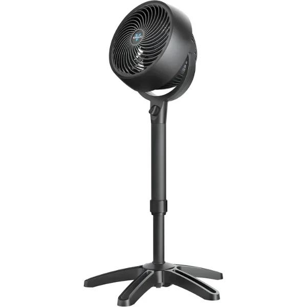 

Vornado 683 Medium Pedestal Whole Room Air Circulator Fan, 3 Speed Control, Adjustable Standing Height, 32 to 38 Inches, Black