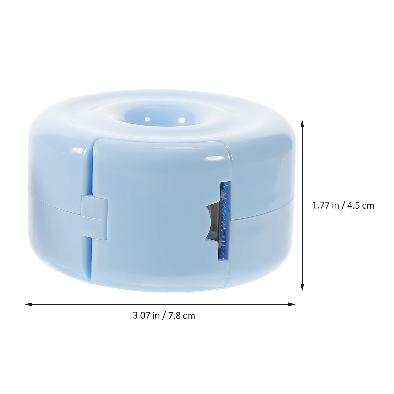 

2pcs Household Dispenser Smooth Edges Portable Cutter For Office School Desk Use Tape Holder Sticky Tape Dispenser