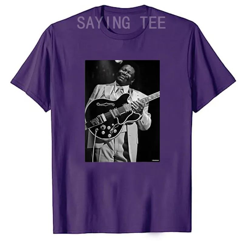 B.B. King of The Blues Live LA 1979 von Dick Barnatt T-Shirt Y2k Streetwear Kleidung Musikliebhaber Rock Punk Fun Grafik-Bekleidung T-Shirt – Detail 7