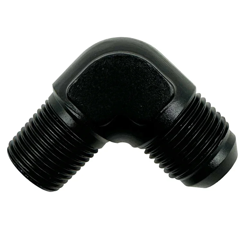 1/2/4X 90 Grad AN6 AN8 Stecker auf 1/4 Zoll 3/8 Zoll NPT Flare Adapter Auto Kraftstoff Schlauch Fitting AN auf NPT Gewinde Stecker Aluminium – Detail 5