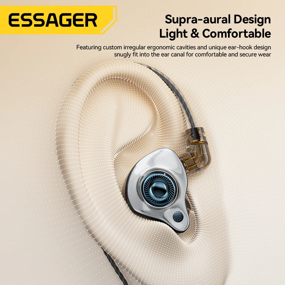 Essager USB نوع C 3.5 مللي متر - مراجعة Audiophile Headphone Wired وسعره