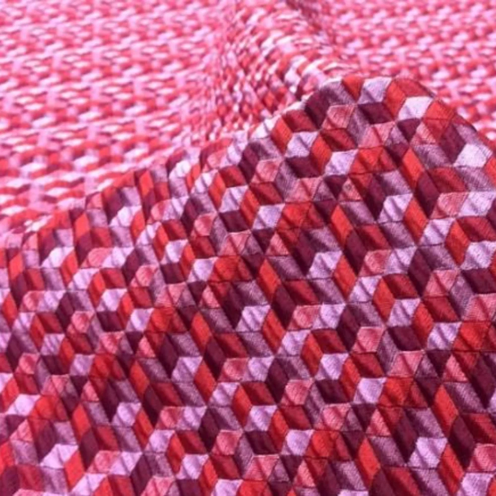 

Клетчатая жаккардовая парчовая ткань, окрашенная в пряжу для платья, одежда для родителей и детей, сделай сам, пришив на метр