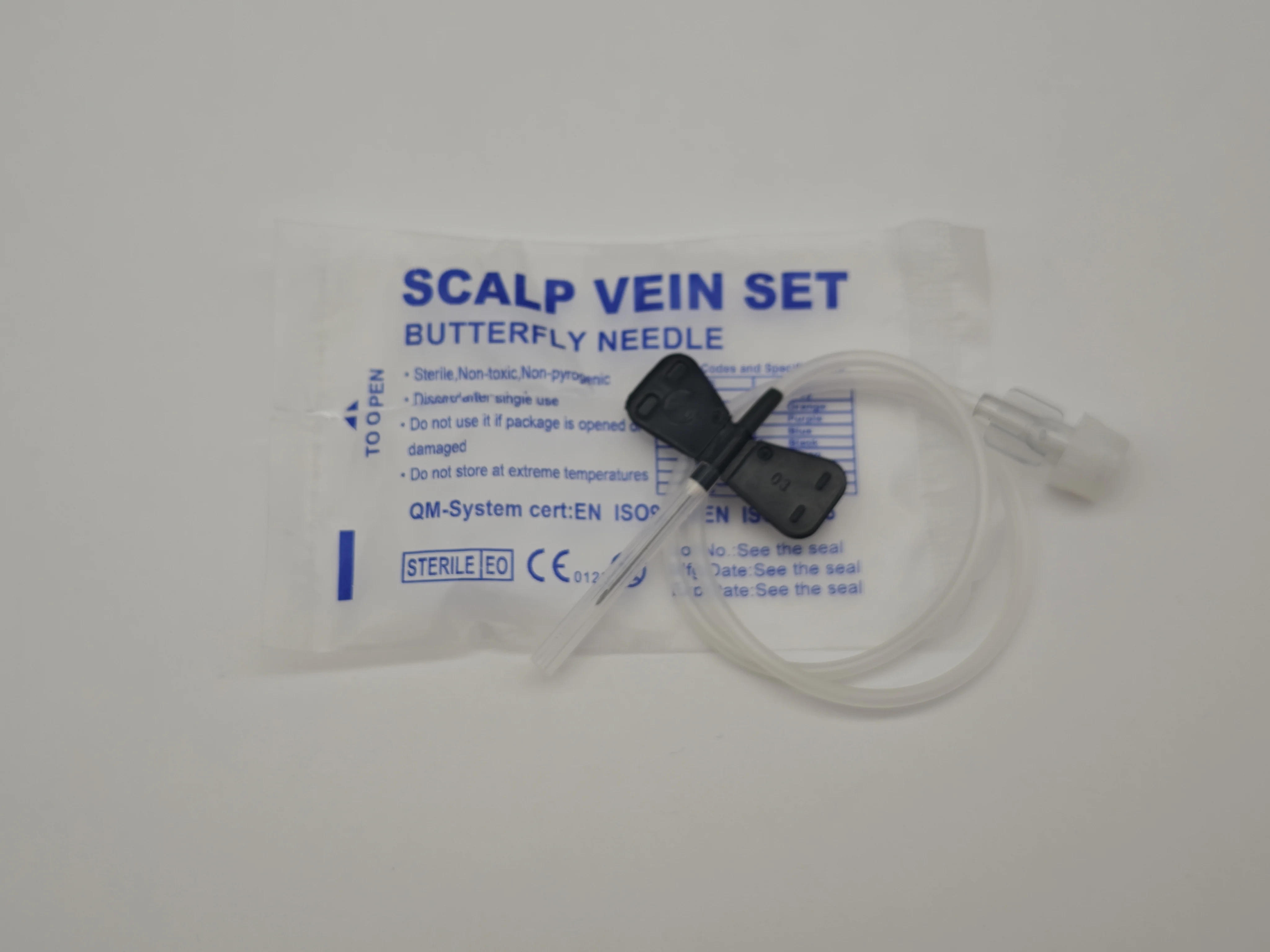 Disposable Scalp Vein Set Blood Collection Needle Kit pet medical