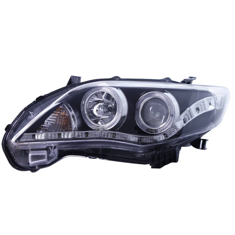 Car Accessories HID Xenon headlight LED DRL headlamp for Toyota corolla 2011-2013 head lamp Assembly plug and play