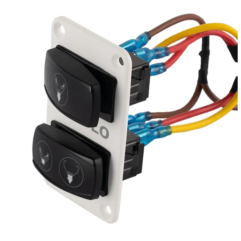 For Toilet Control Switch Panel Yacht Marine RV Boat Accessories Flush Button Replacement Part Waterproof Bathroom Fixture