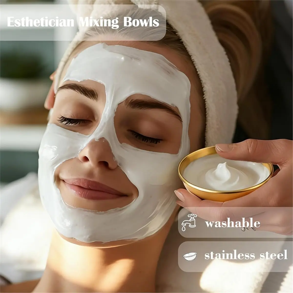 Workshop Gear 25pcs Beauty Set -Includes Face Mask Mixing Bowl, Divided Organizer Tray, Mask Brush, and Blackhead Removal Tools