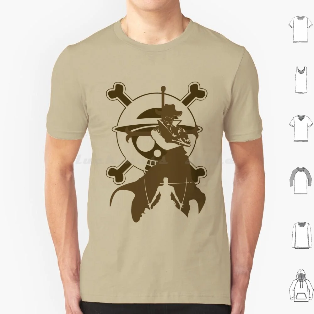 Camiseta 100% de algodón de talla grande, prenda de vestir, de Anime, de Luffy, Mugiwara, Zoro, Roronoa, Zoro, Manga, mono D, Luffy, Zoro