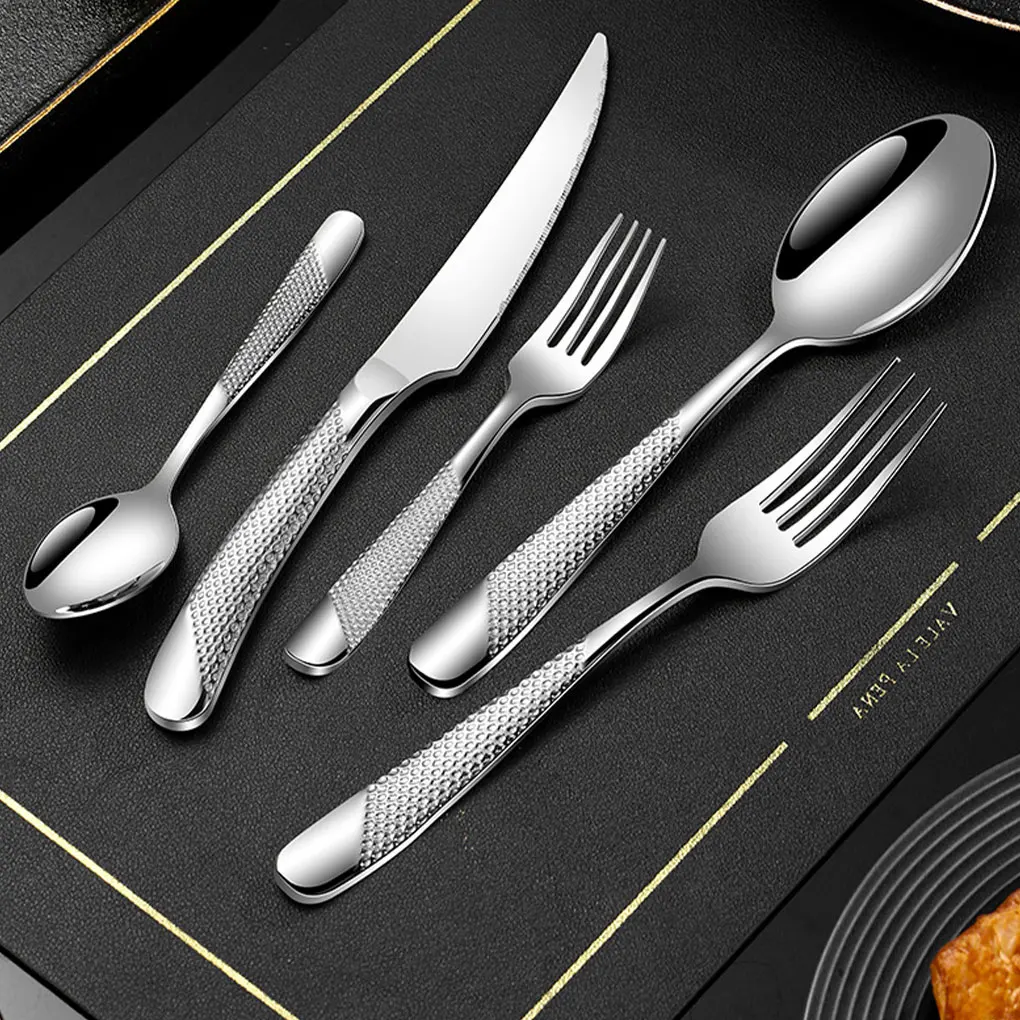 24pack/lot Wide Application Tableware Set Knife Premium Stainless Steel For Versatile Complete Set