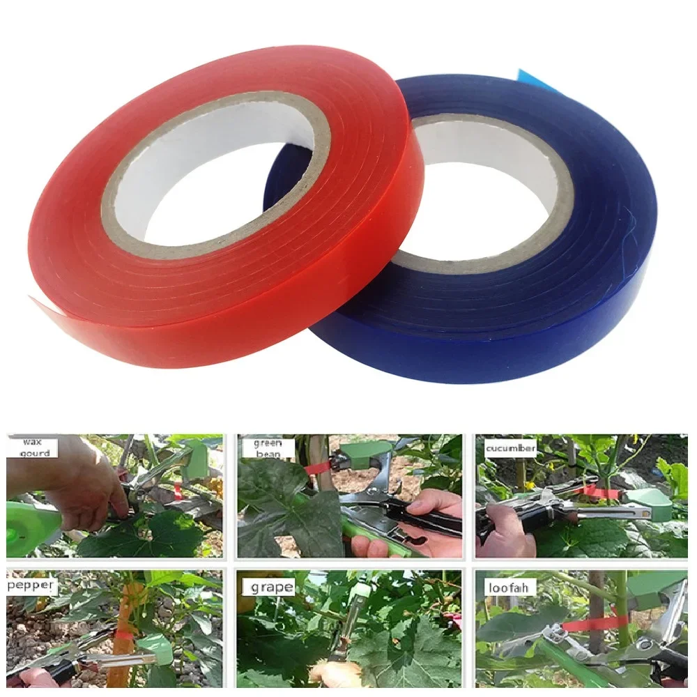 ALLSOME Plant Branch Hand Tying Machine Flower Vegetable Garden Tapetool Tapener Gardening Tapes + Staples HT1625+