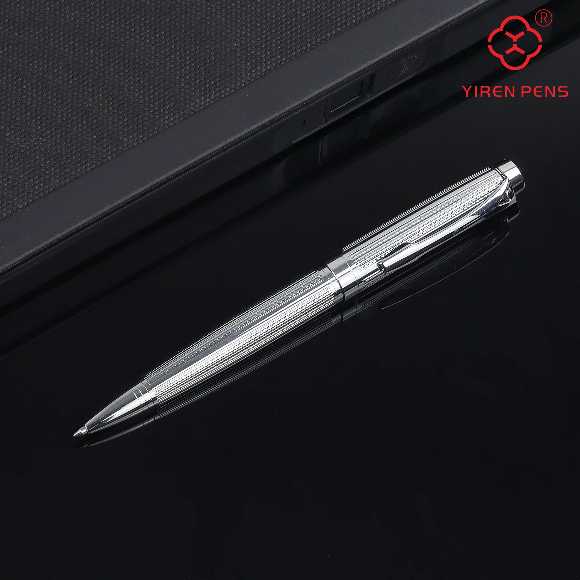 1PC Premium Executive Ballpoint Pen | Stylish Design, Smooth Writing, Metal Body with Unique Patterns | Ideal for Office gifting