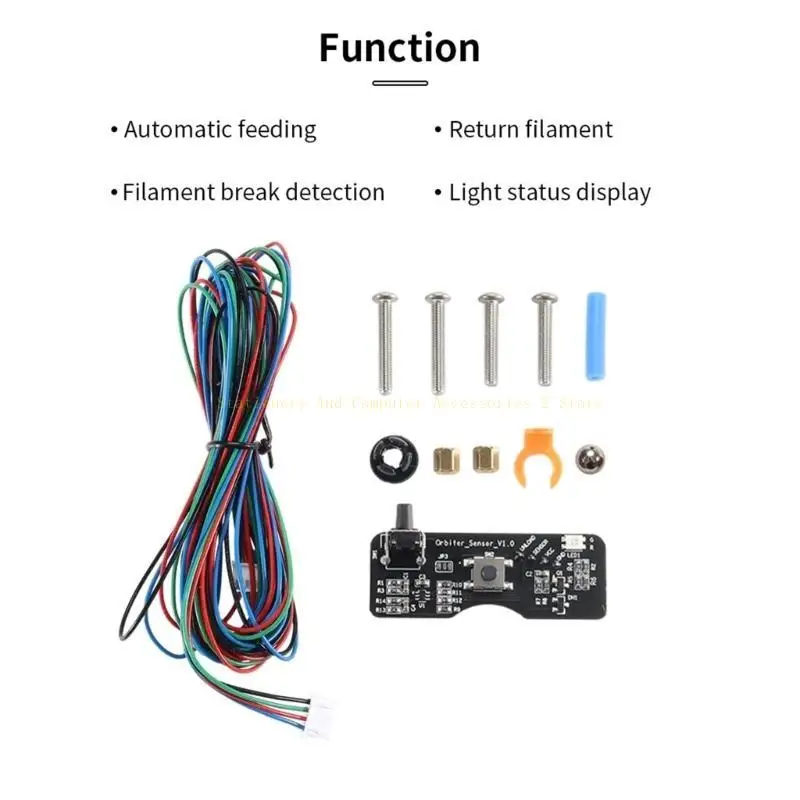 

Mini Extruder 3D Printer Filament Break Detection Module 2.5M Cable Run-out Material Runout Detector 3D Printer