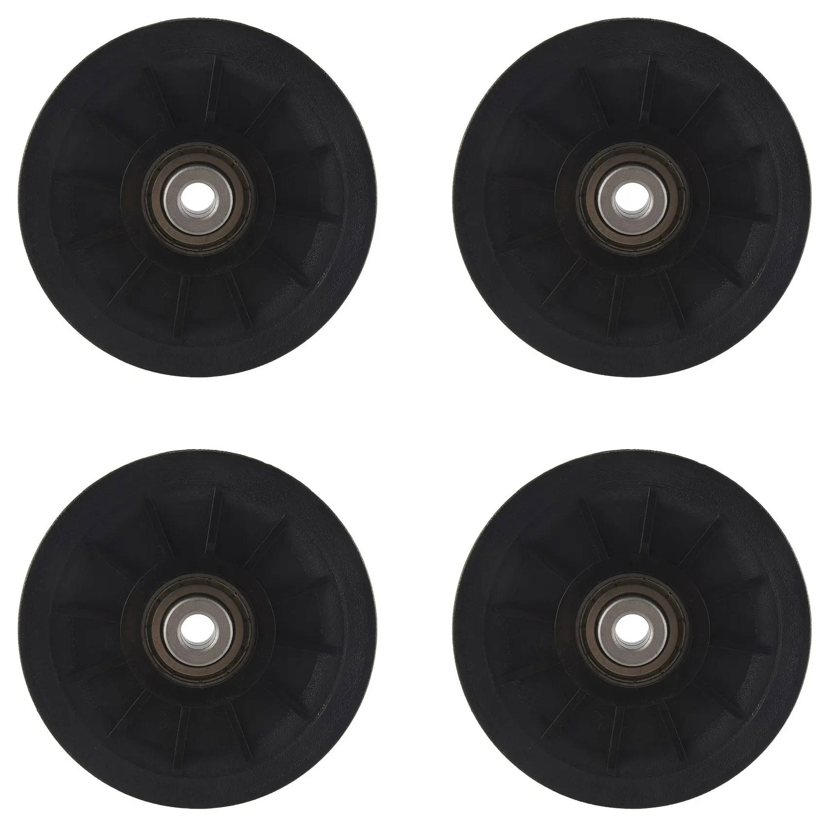 

4 Pcs Universal 105Mm Diameter Wearproof Bearing Pulley Wheel Cable Gym Fitness Equipment Part