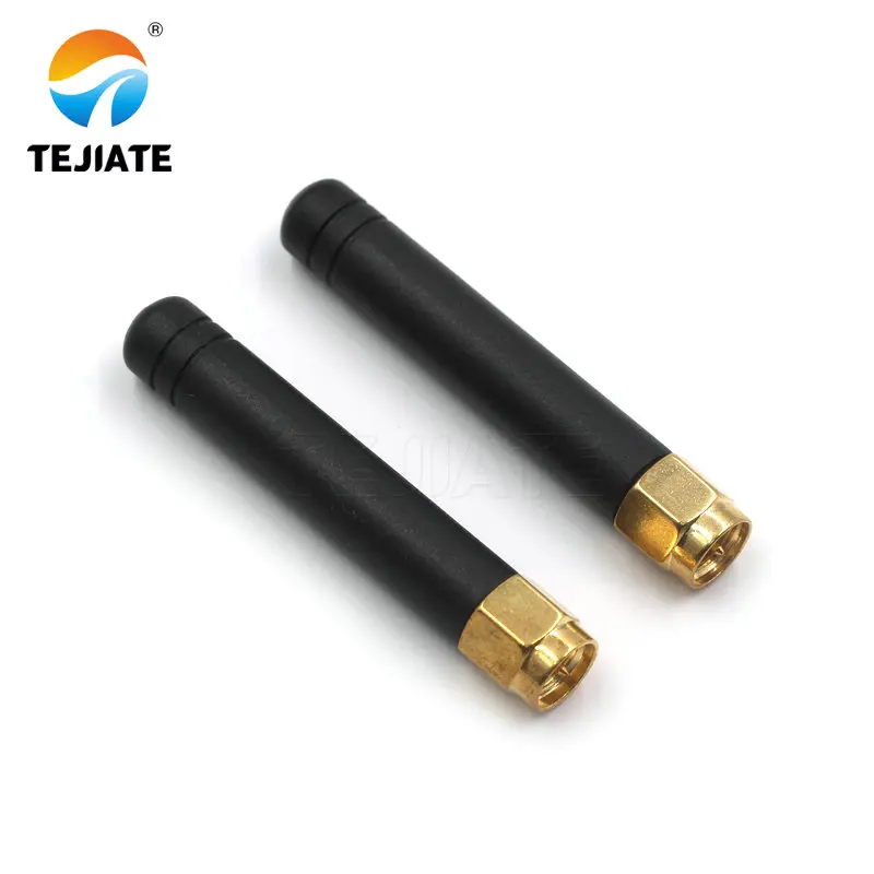 1PCS 433M high gain antenna 433mhz data transmission antenna 433 folded rubber rod antenna small pepper SMA inner needle