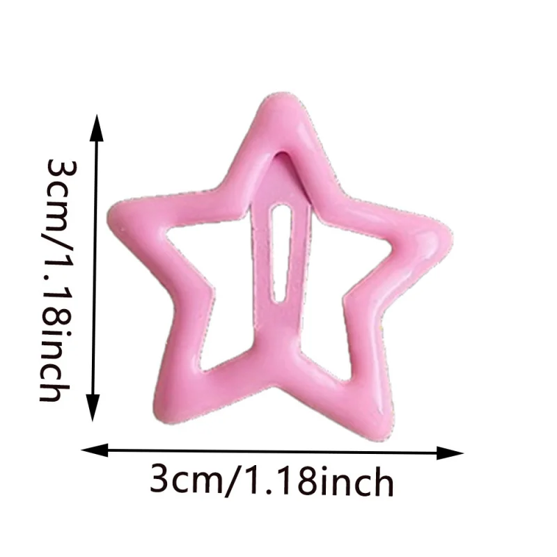 Fermagli per capelli con mollette gocciolanti color dopamina carina