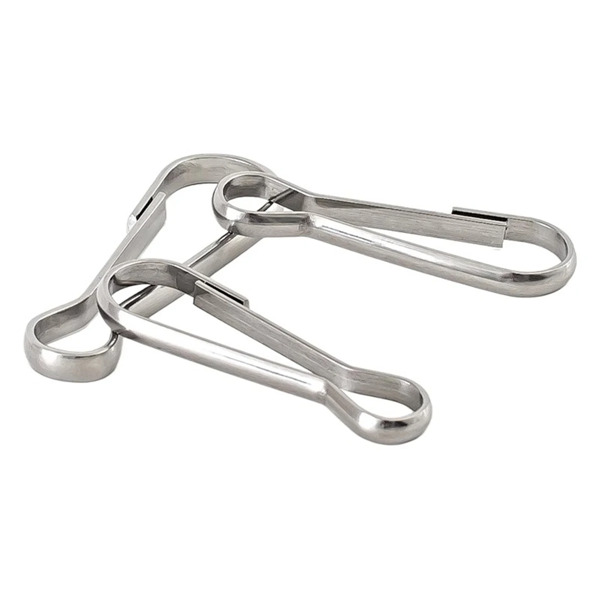 304 Stainless Steel Vermilion Key Chain Hanging Luggage Buckle