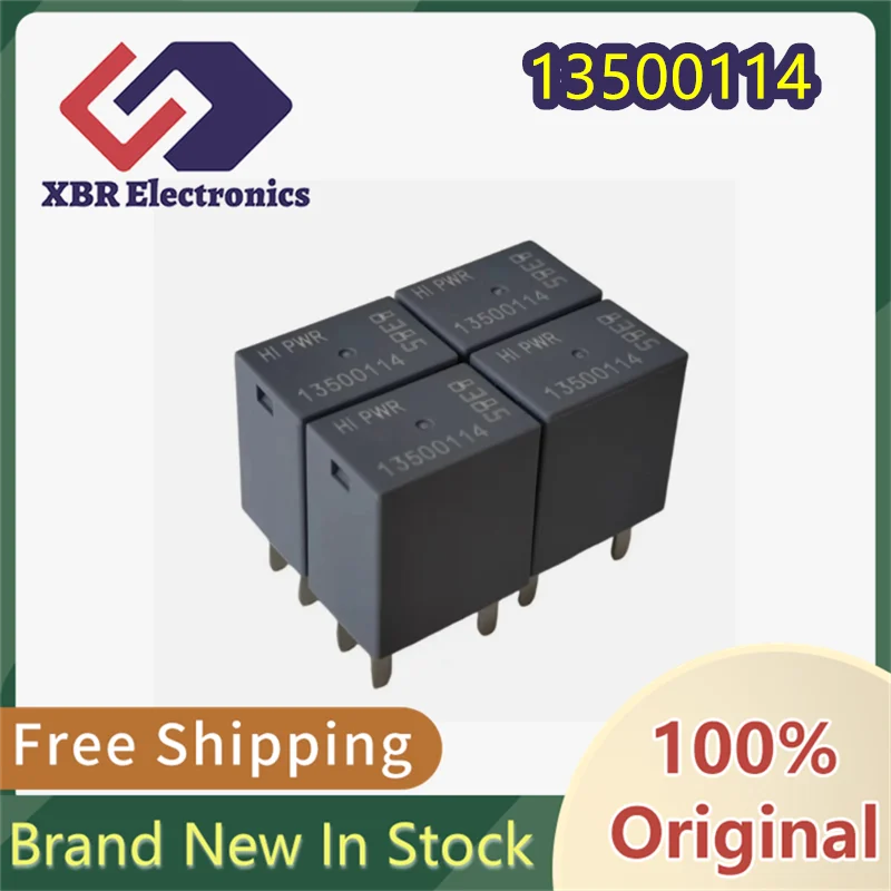 

(5/50 pieces) 13500114 Car air conditioner fan relay 4-pin normally open 12VDC Brand new genuine product In stock Free shipping