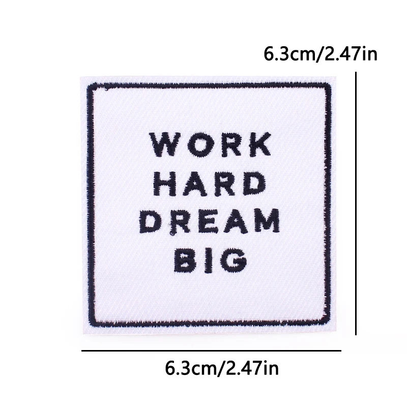 Witziger Slogan-Aufnäher zum Aufbügeln mit optimistischen Zitaten für Kleidung, Jacken, Hüte, positive Vibes, humorvolle Lifestyle-Dekoration – Detail 11