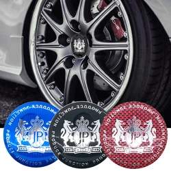 4pcs/lot Car Styling 65mm Aluminum Alloy Car Tyre Wheel Center Hub Cap Sticker JP Junction Produce Emblem Badge Tire Accessories