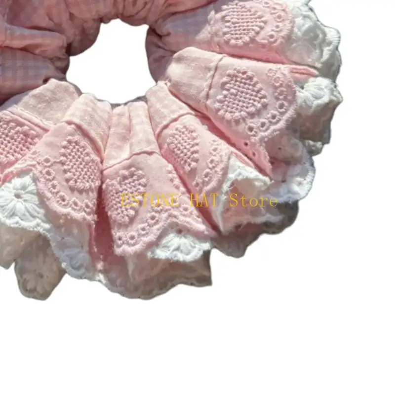 

49MF Scrunchies Многослойное волосы галстук Принцесса в больших волосах