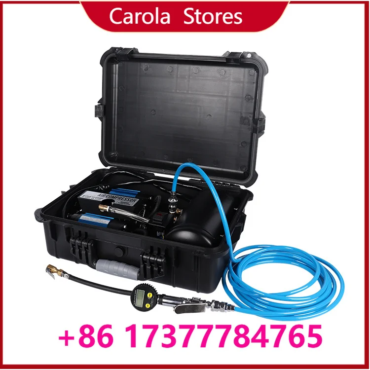 Portable Car Air Compressor Double Cylinder Structure For 4x4 Vehicle Tire Inflation