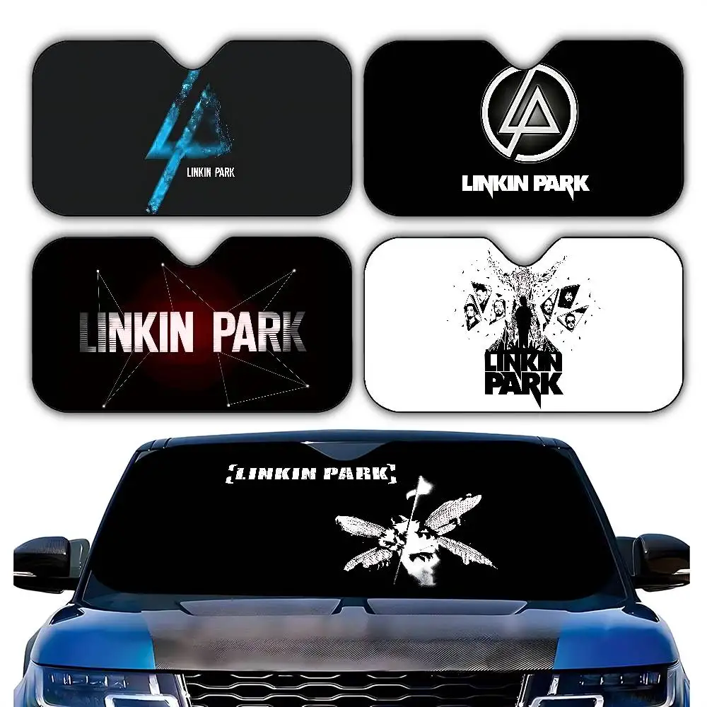 

Band L-Linkin P-ParkS Car Sunshade Curtains Driving Car SunShade Windscreen Cover Shade Car SunShade UV Rays Visor Protector