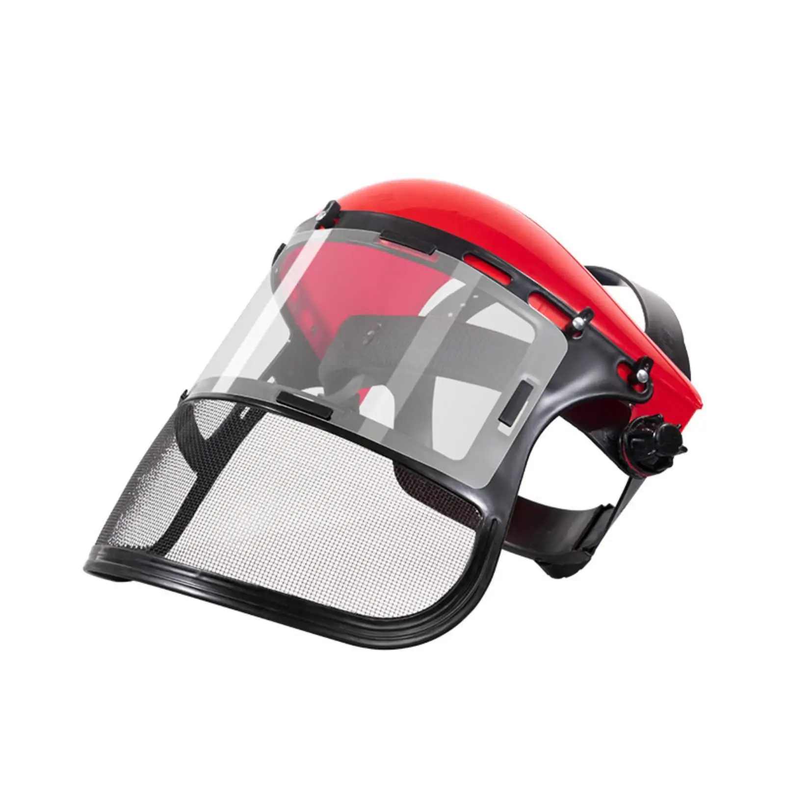 Transparent Face Shield with Mesh Screen Safety Mask for Landscaping Gardening and Grass Cutting