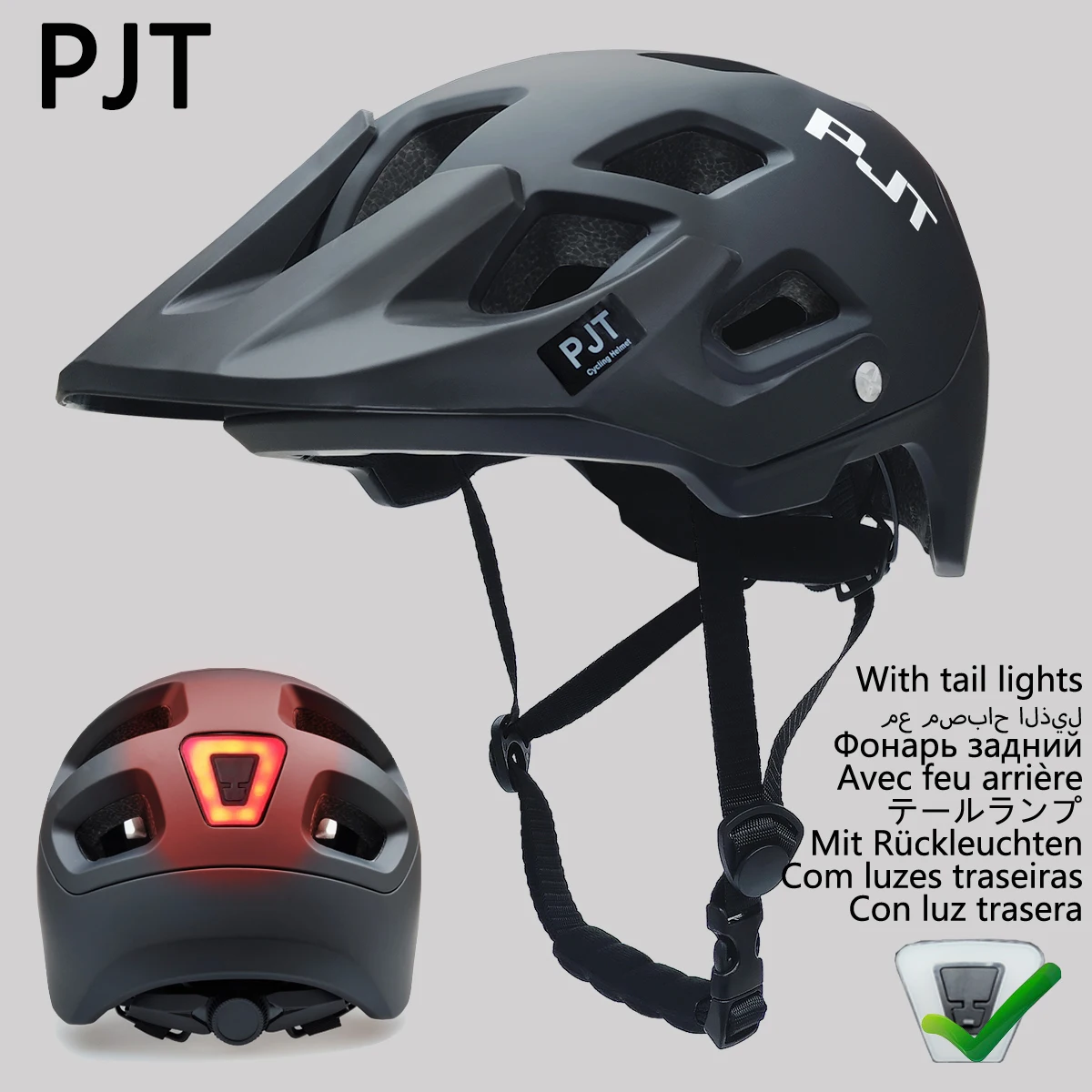 NEW 2024 Cycling Helmet With Taillight Bike MTB Men Women Outdoor Integrally-Molded Bike Helmet Ultralight Riding Bicycle Helmet