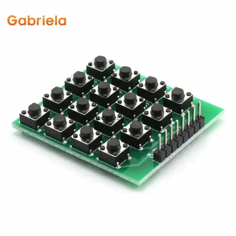 8pin 4x4 Micro Switch Matrix 16 Keys Button Keypad Keyboard Breadboard Module MCU for arduino Diy Kit