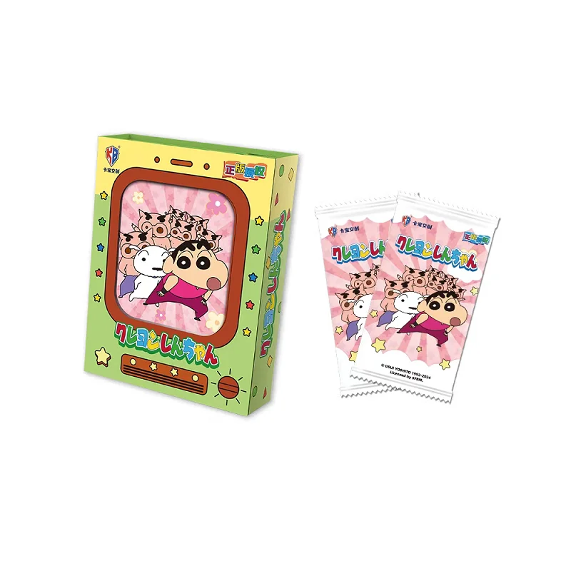 Genuine Crayon Shin-Chan Figure Card periferiche Kids Party Kawaii Cartoon Card Toys sport di squadra giochi carini giocattoli di carte regali