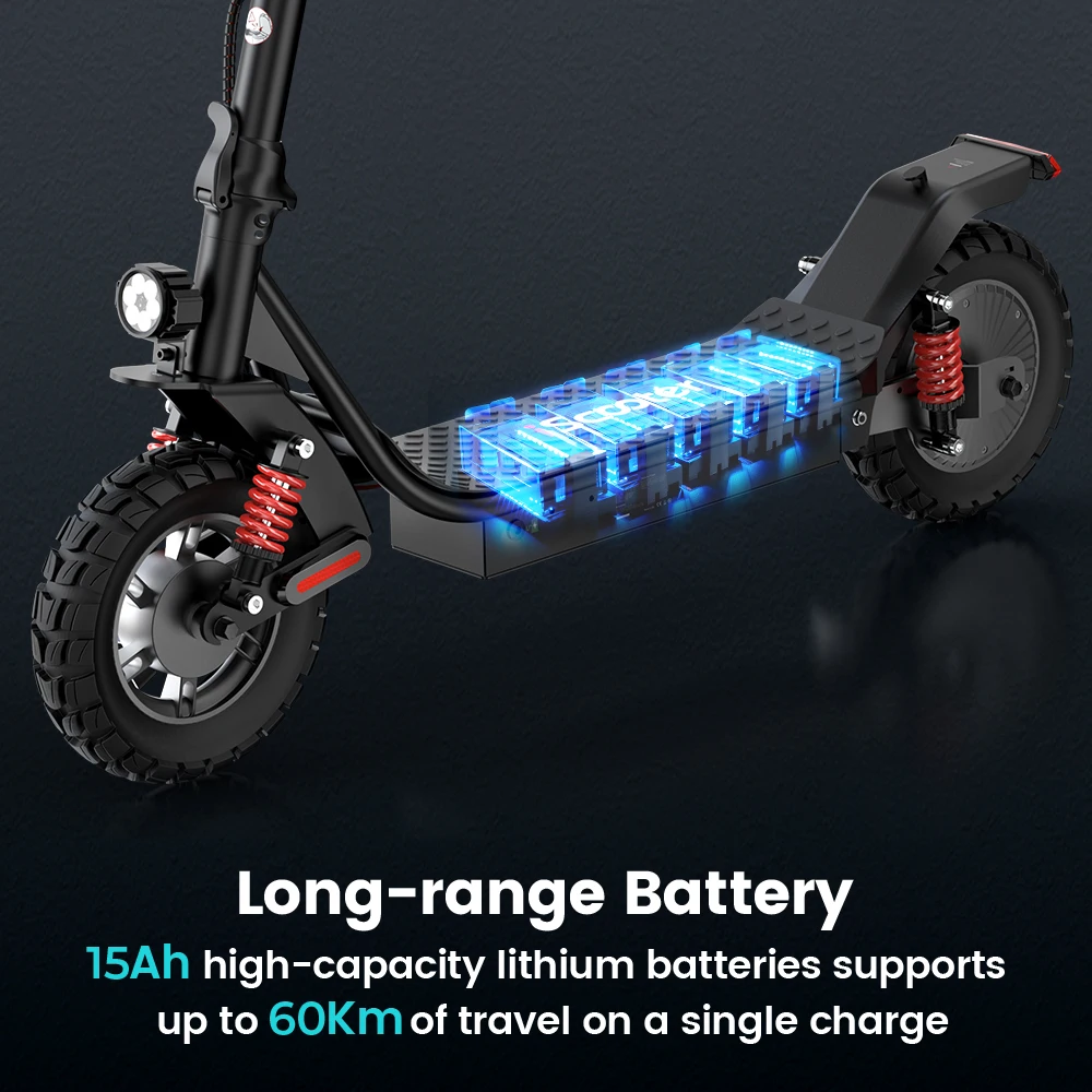 IScooter i10 Pro Elektroroller 800W Motor E-Scooter 48V15AH Hochleistungs-Lithiumbatterie unterstützt APP-App, Höchstgeschwindigkeit 45KM/H, maximale Reichweite 60KM, 10 Zoll Luftreifen, brandneu, original, direkt ab Werk. – Detail 12
