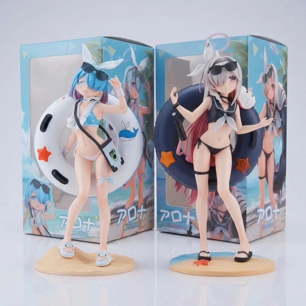 Blue Archive Swimsuit A.R.O.N.A Game Related Products Movable Beautiful Girl Model Counter Decoration Toys Gifts Figure