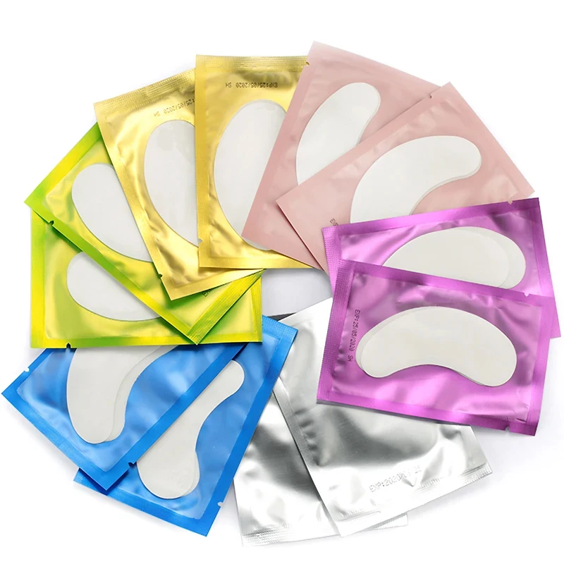 Patches de Extensão dos Cílios, Under Eye Pads para Enxertar Cílios, Eye Gel Sticker, Lash Patch, Ferramenta de Maquiagem, 10 Pares