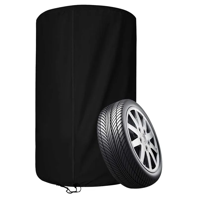 Oxford cloth automobile tire cover waterproof sunscreen wheel cover warehouse spare dustproof tire cover size: 73x110cm